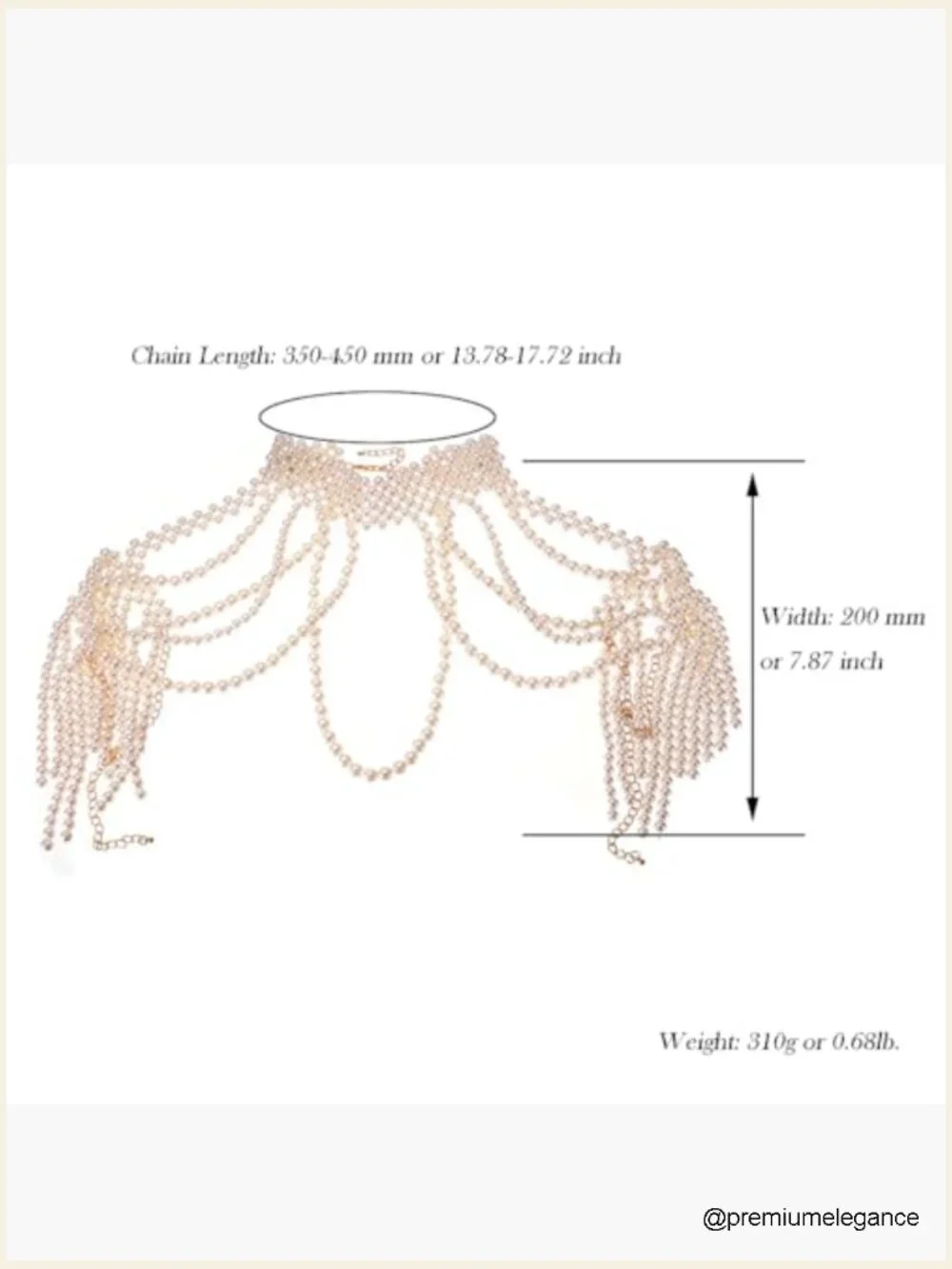 Simulated Pearl Collar Bib Necklace for Women Fashion Costume Jewelry